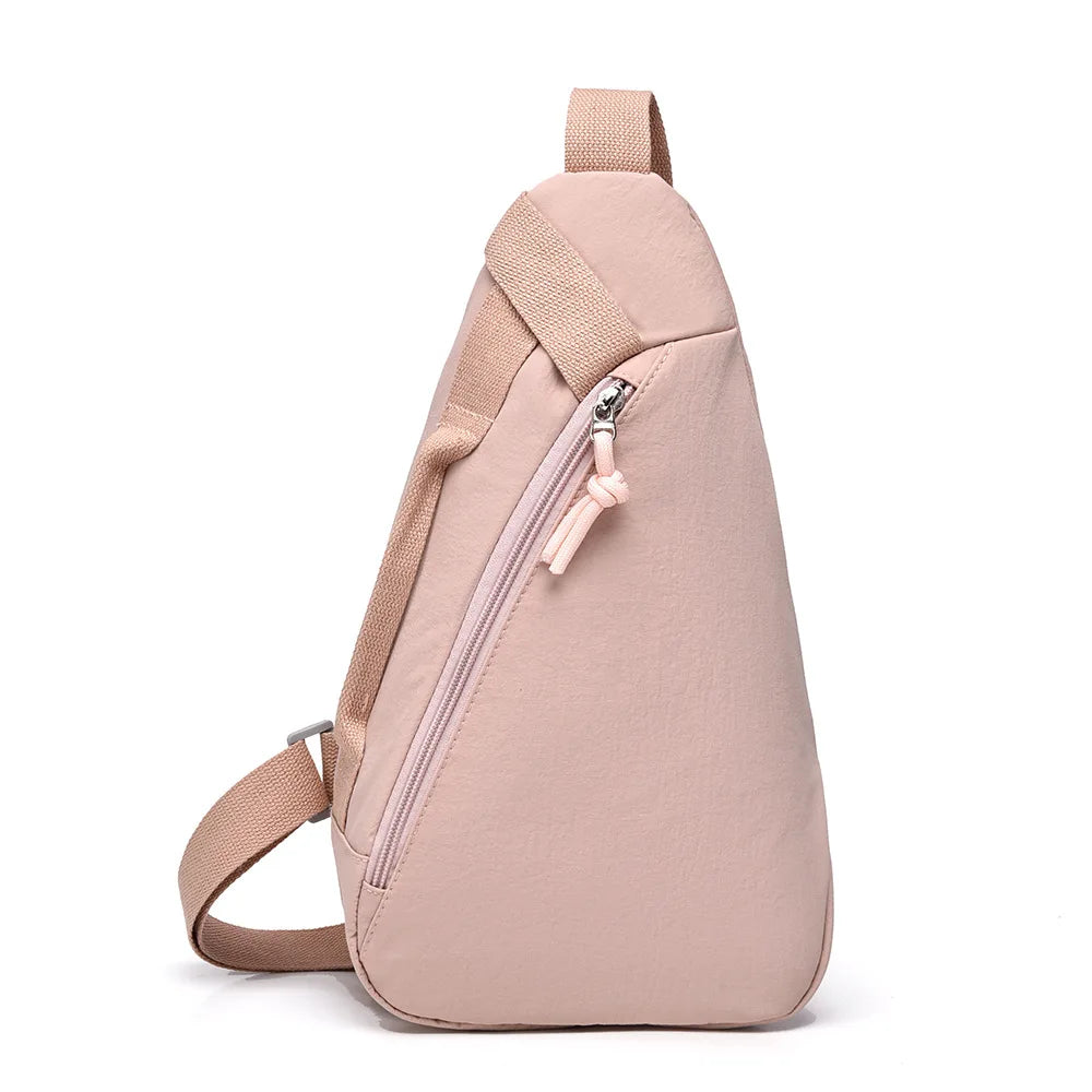 Men's Chest Bag Business Casual Multi-Functional Large-Capacity Crossbody Bag Women Japanese-Style Stylish Single-Shoulder Bag