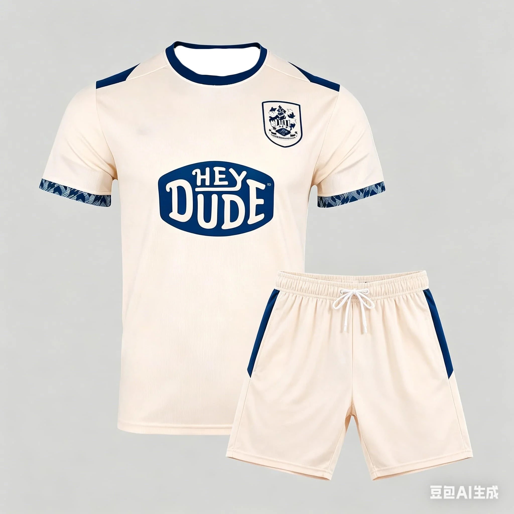 Huddersfield Town FC Home and Away Footbool Jersey T-shirt Set Comfortbale Breathable T-shirt Set Adult Beachwear Surfing Suit