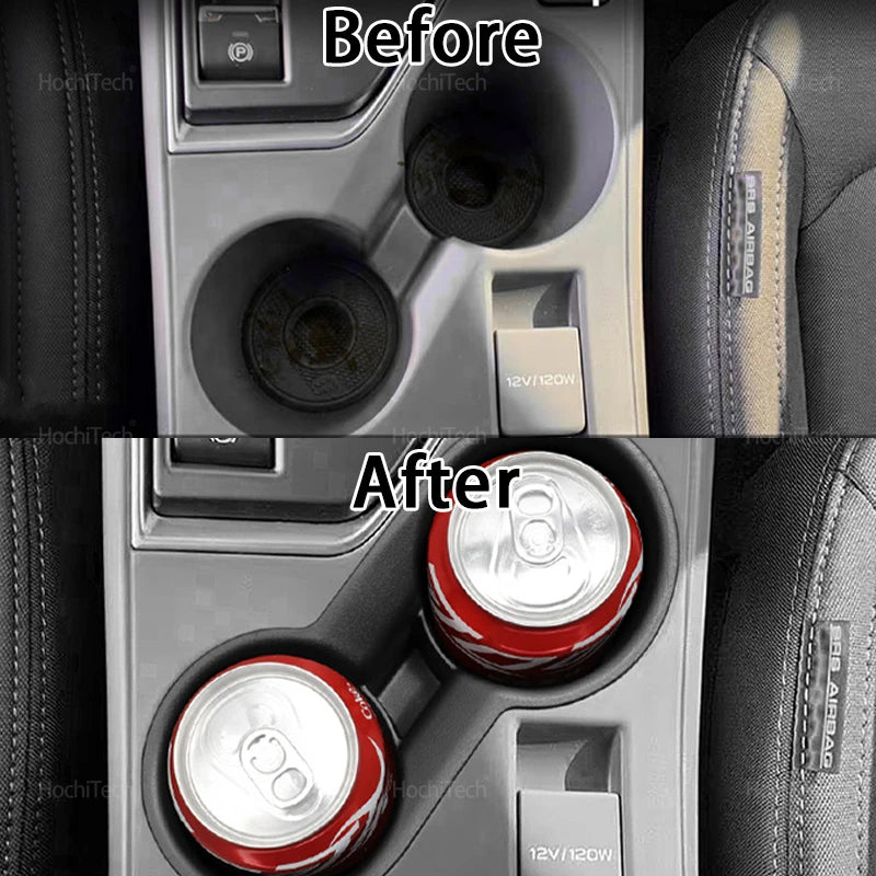 Multifunctional Car Water Cup Holder Beverage Holder Central Control Storage Box Interior for Subaru Crosstrek GU 2024 2025 2026