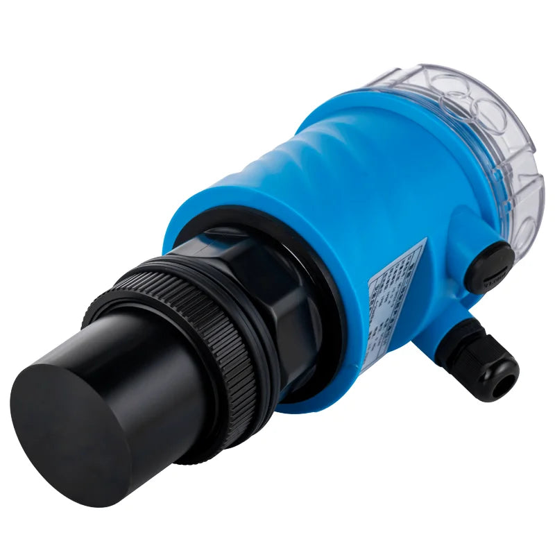 LCD Ultrasonic Liquid Level Sensor Wireless Distance 3m 5m 10m 15m Meter 4-20mA Relays Output Ultrasonic Water Tank Level Meter