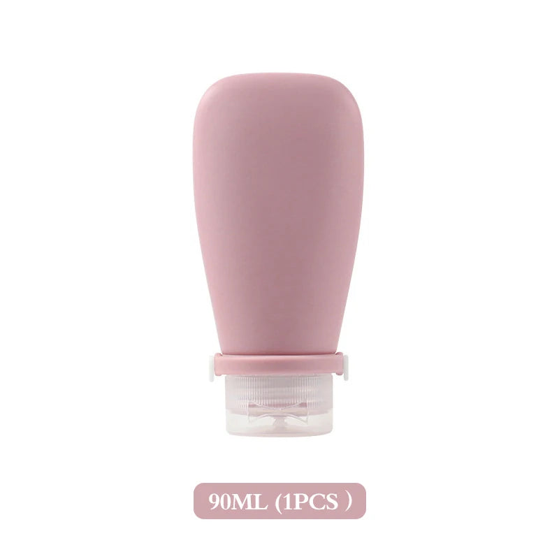 30/60/90ml Silicone Travel Bottles Leak Proof Squeezable Refillable Containers Cosmetic Tube For Lotion Soap Liquids Bottling