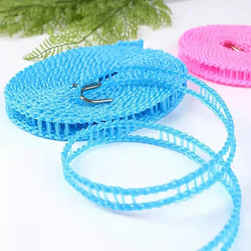 1PC 5/10M Portable Clotheslines Windproof Fence-Type Clothesline For Outdoor Indoor Home Travel Drying Rack Clothesline