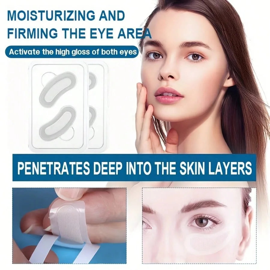 6/4/2 Tablets of Hyaluronic Acid Microneedle Eye Mask Containing Retinol, Suitable for Deep Hydration of the Eyes and Face