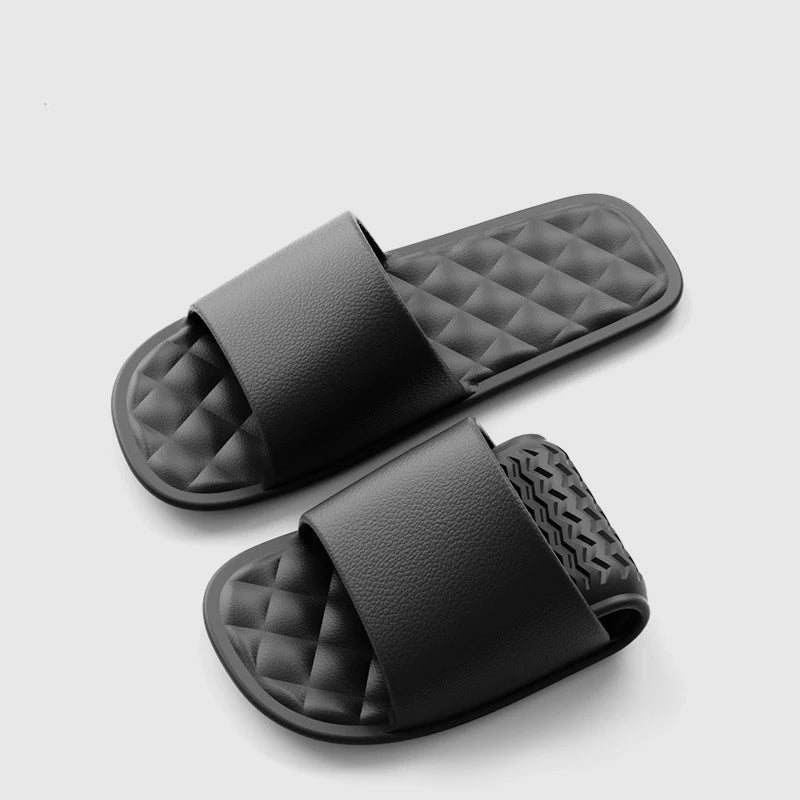 New Portable Folding Slippers Women Bath Shoes Anti-Slip Travel Couple Lightweight Detachable Home Slippers Summer Flat Sandals