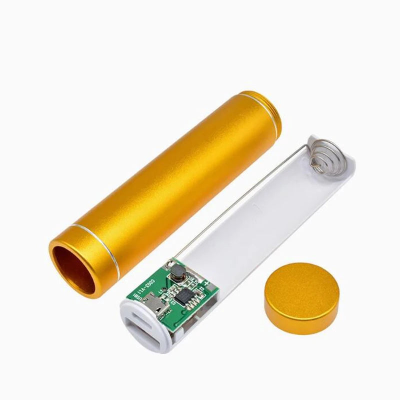 USB mobile power box welding-free 18650 battery charger DIY kit mobile power battery charging treasure box