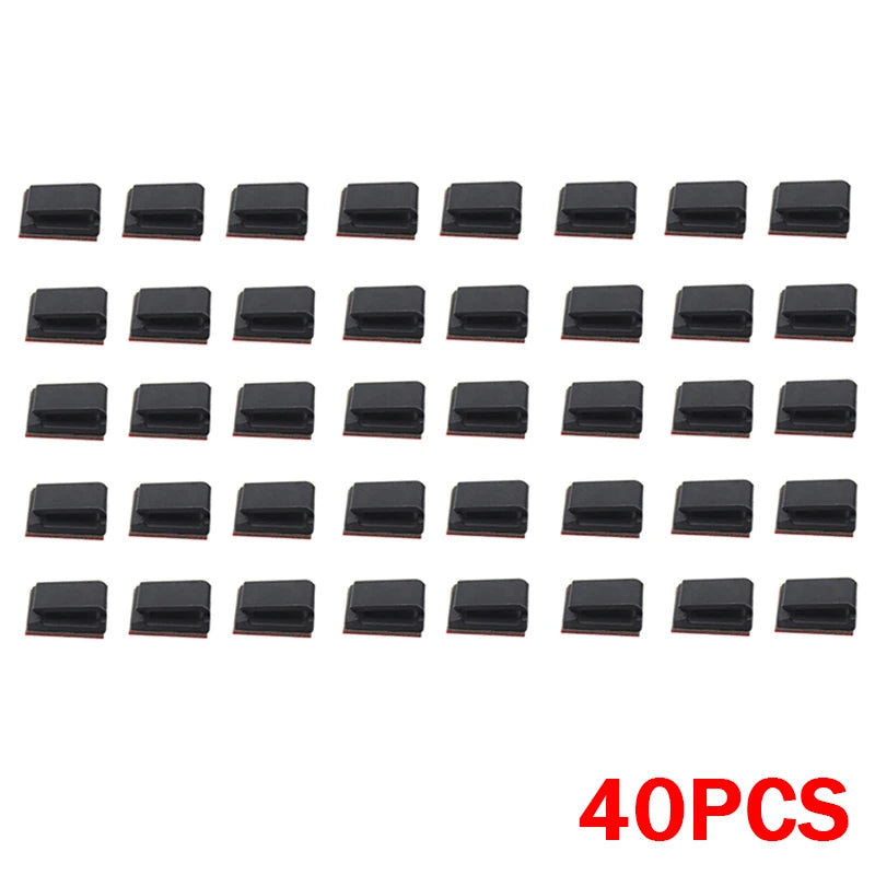 Light Strip Mounting Clips Self Adhesive Led Light Fasteners Mounting Holder Cable Clamp Organizer Led Fix Holder Clips