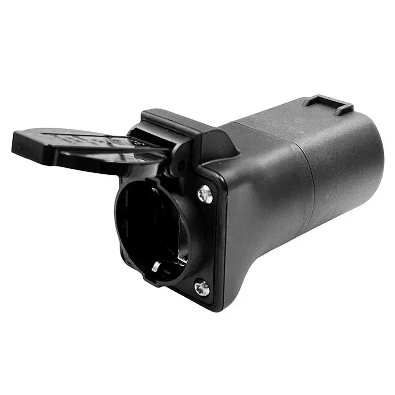 470Ω V2L TYPE 2 Female to Schuko / Universal Socket EV Car Discharge Adapter For MGZS MG4 MG5 Marvel R (need car supports V2L)