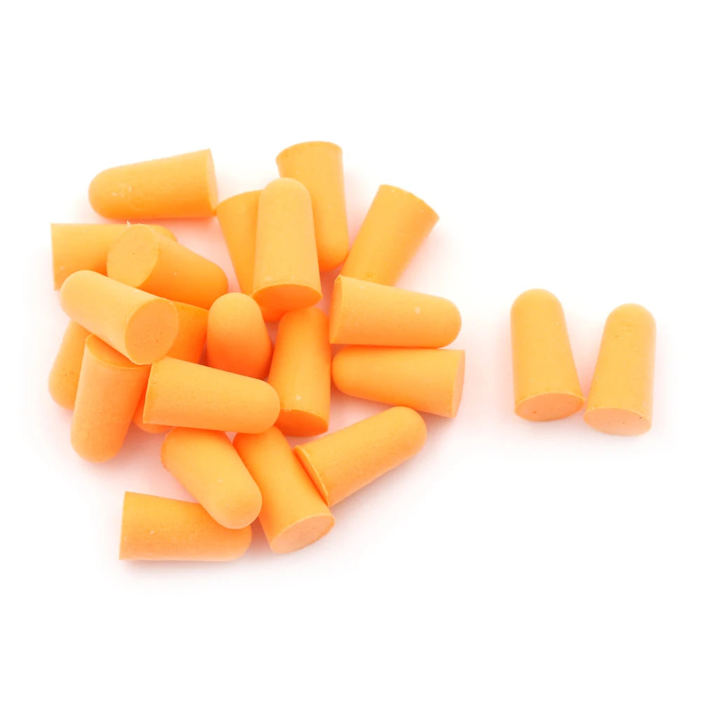 20pcs PU Foam Ear Plugs Anti Noise Snore Earplugs Comfortable For Study Sleep