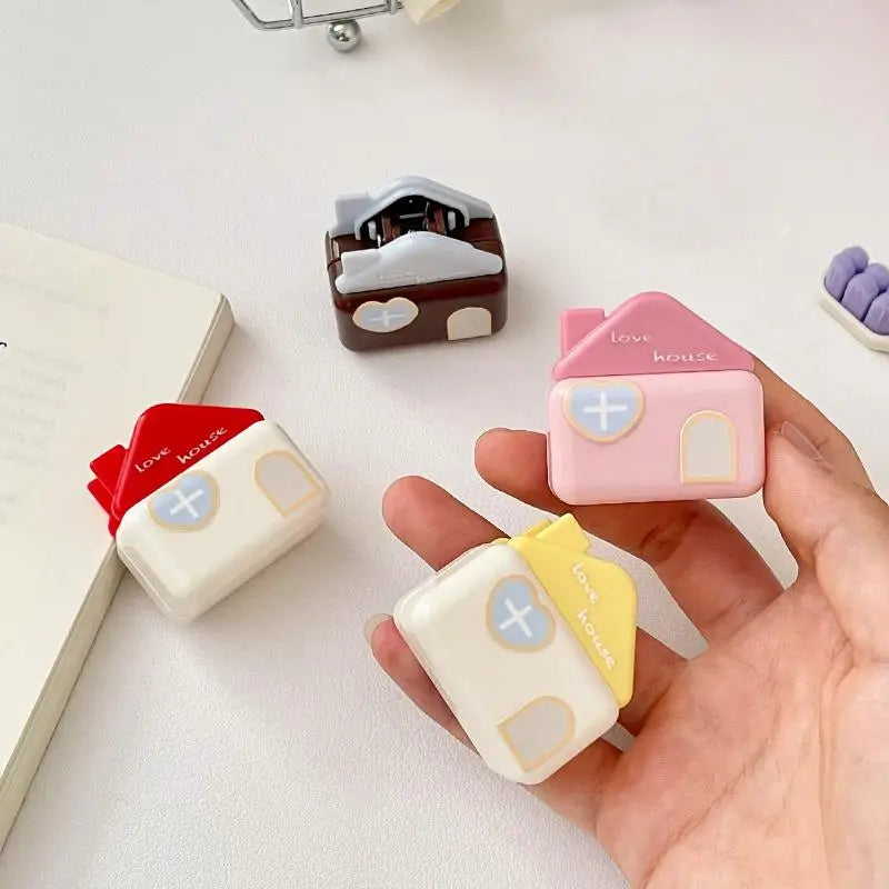 Cute House Shaped Waterproof Toothbrush Head Dust Cover Portable Travel Bathroom Toothbrush Protective Organizer