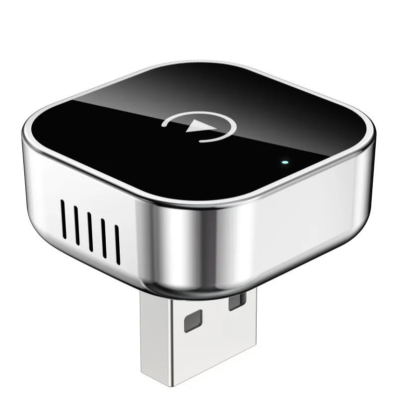 Wireless CarPlay Adapter Android Auto AI Box 2 in 1 Plug and Play for Car Convert Wired to Wireless Low Latency Compact