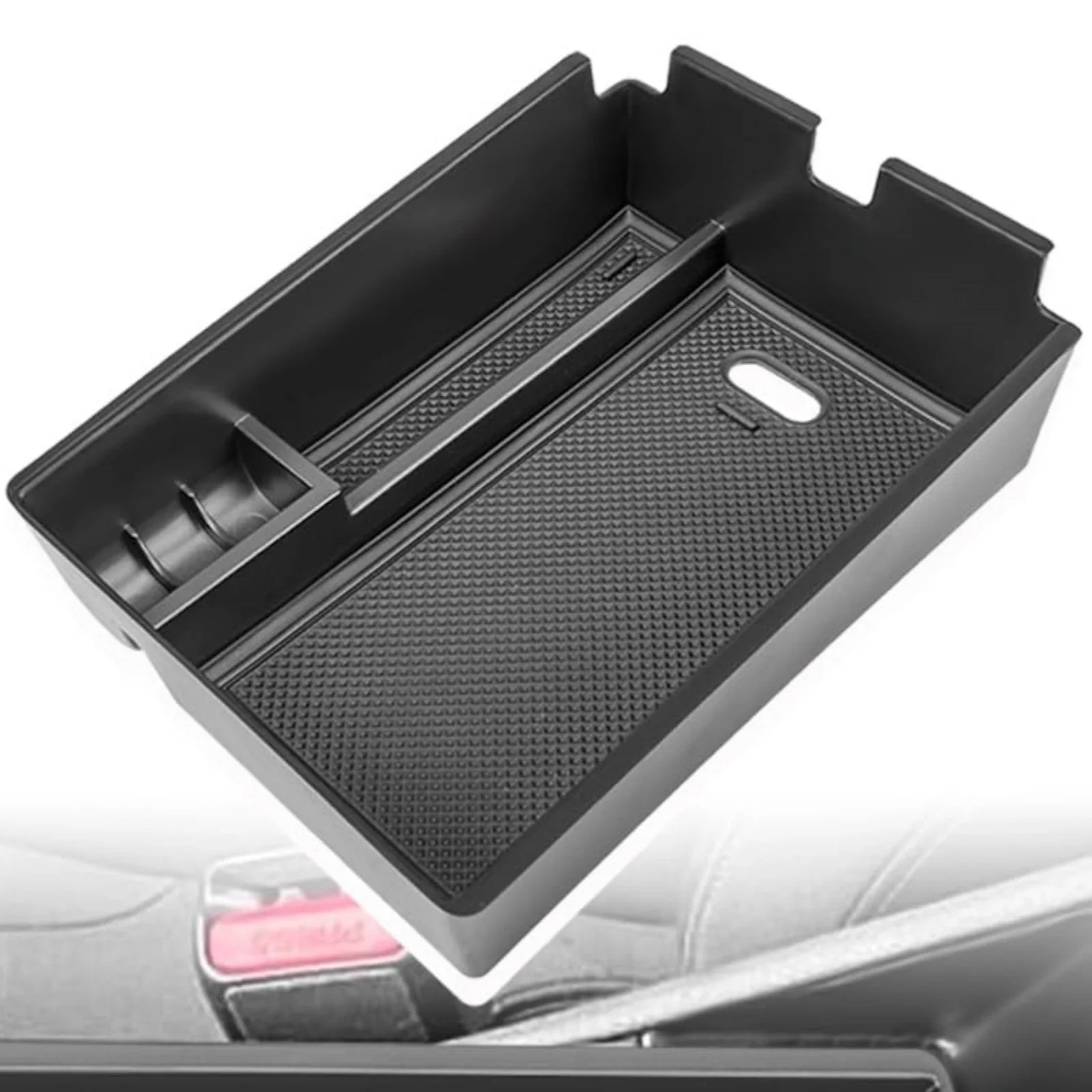 For Kia For Sportage NQ5 Hybrid 2023-2025 Center Console Organizer Armrest Storage Box Middle Insert Tray Interior Accessories