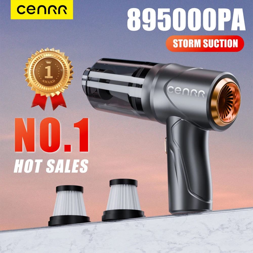 CENRR Mini Car Vacuum Cleaner Cordless Powerful Wireless Cleaner Cleaning for Car Machine HandHeld Portable Car Vacuum Cleaners