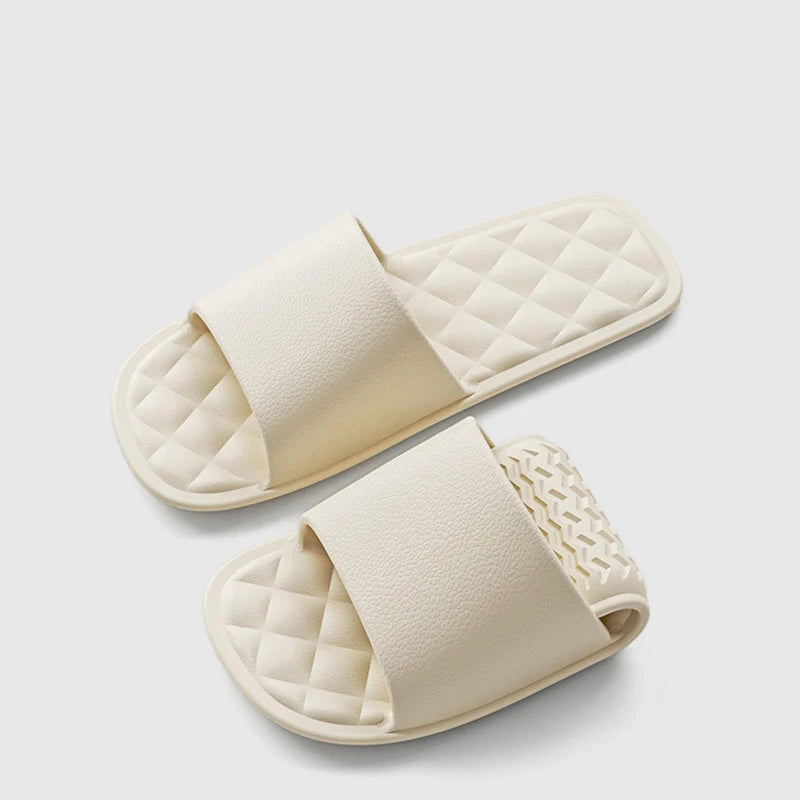 New Portable Folding Slippers Women Bath Shoes Anti-Slip Travel Couple Lightweight Detachable Home Slippers Summer Flat Sandals
