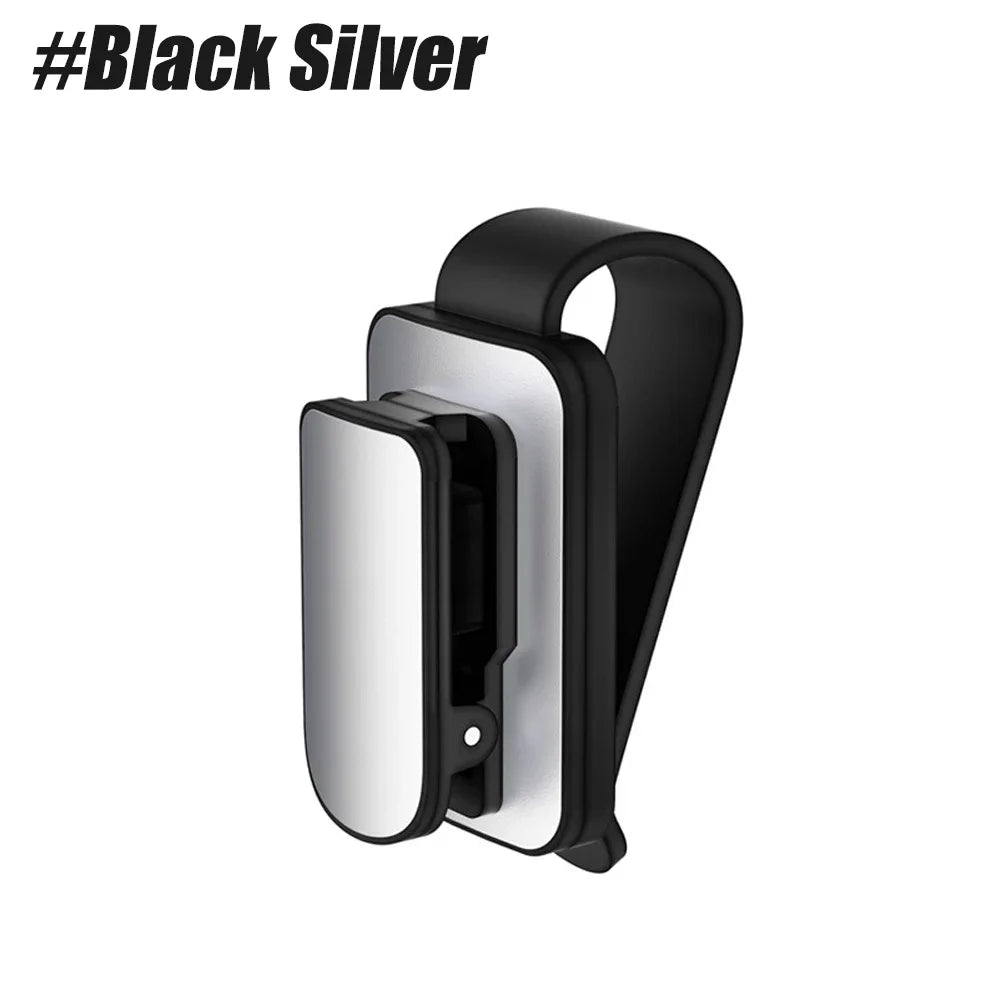 Universal Auto Sunglasses Holders , Magnetic Leather Glasses Eyeglass Hanger Clip, Ticket Card Glasses Clip,Car Visor Accessorie