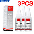 502 Instant Super Glue Transparent Fast Drying Cyanoacrylate Liquid Adhesive Universal Repair Glue for Glass Ceramic Craft