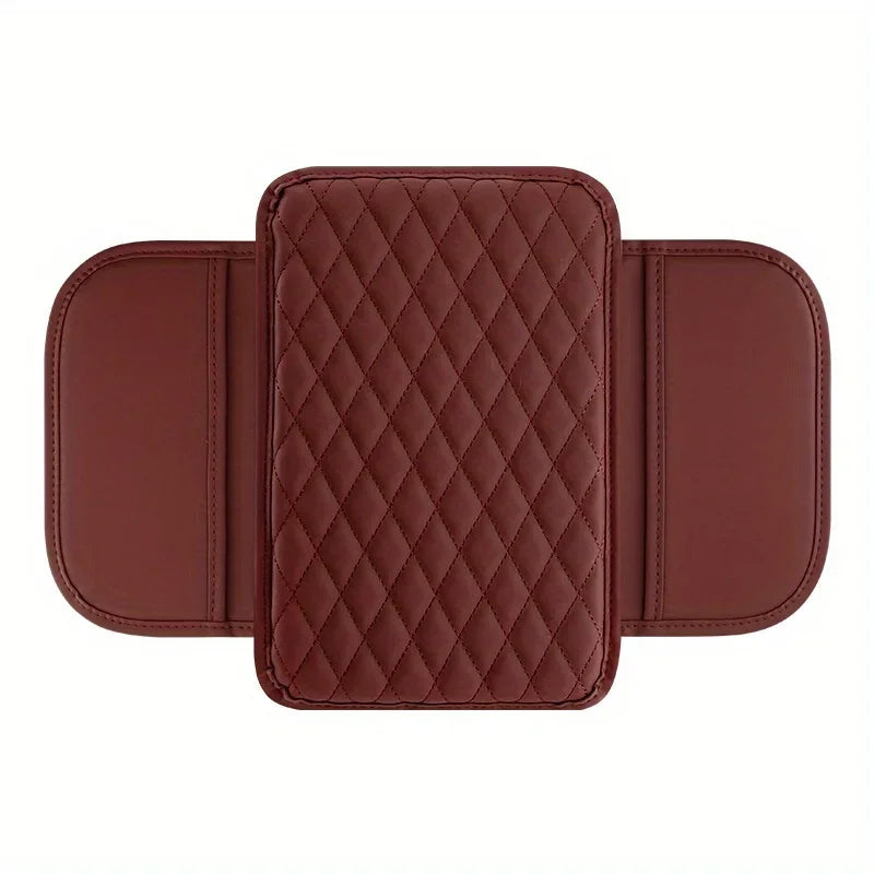 1pc Car armrest box with height pad and side storage bag multifunctional armrest pad