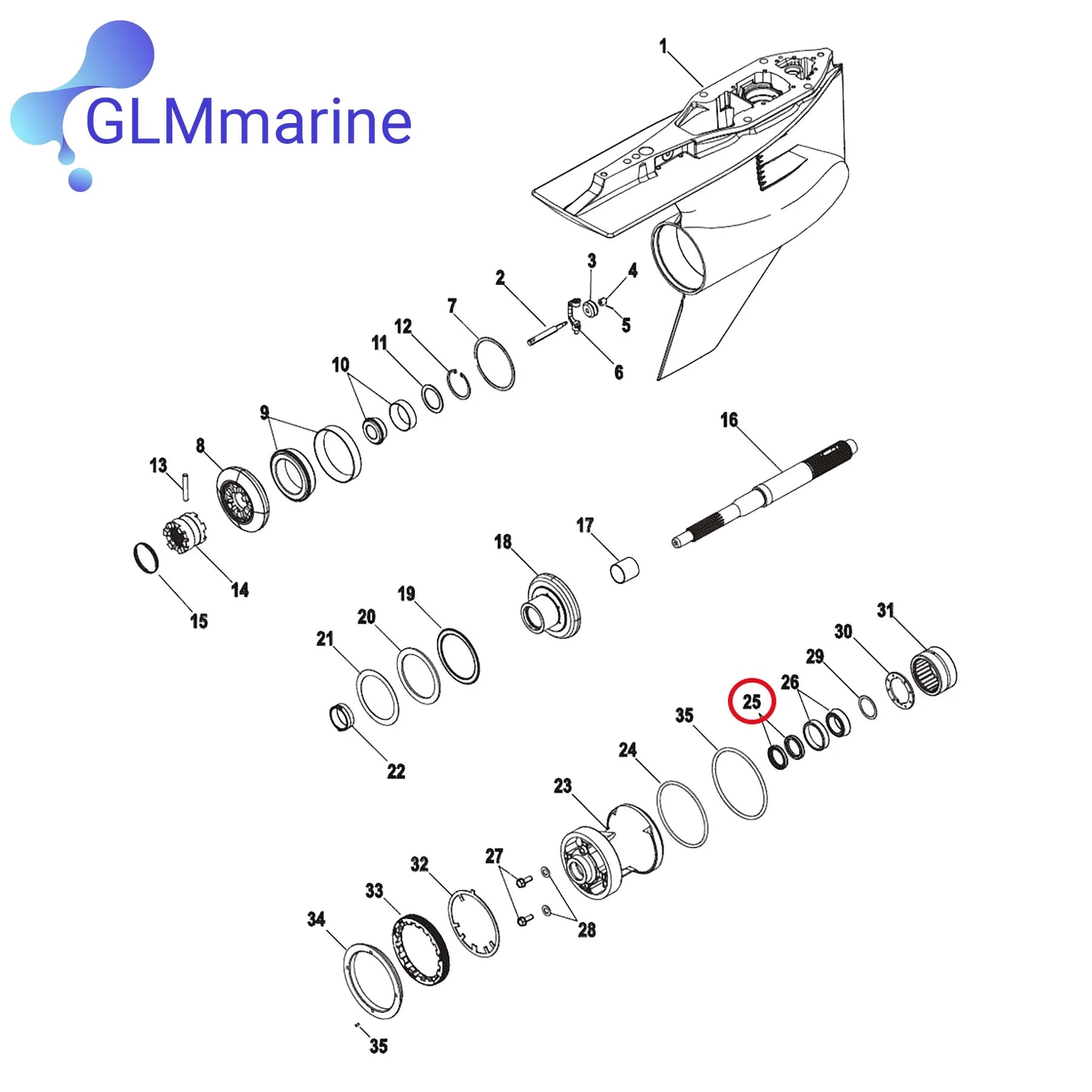 2Pcs Oil Seal 888483 for Mercury Marine 135HP 150HP 175HP 200HP 225HP 250HP 275HP 300HP 350HP 450HP V6 V8 Engine 888906 18-0564