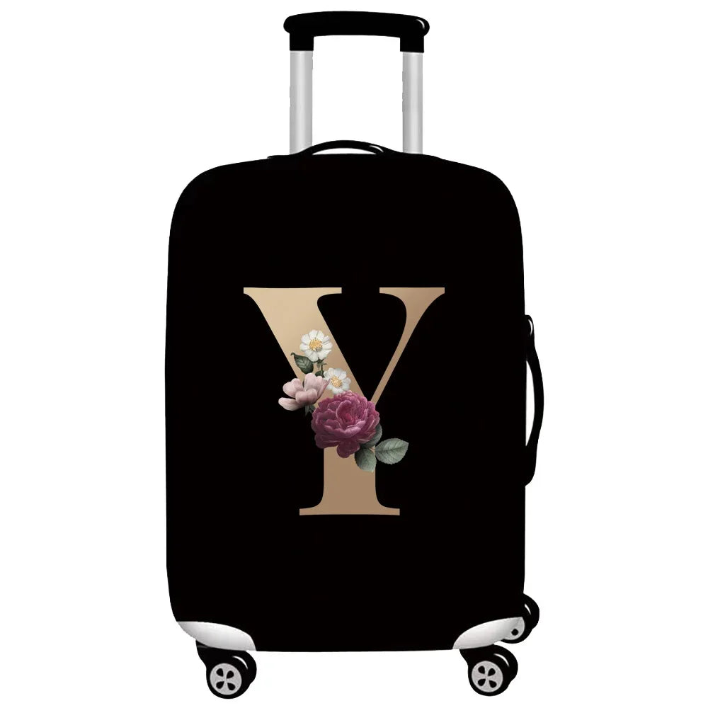 Luggage Protective Cover Travel Accessories Suitcase Dust Wear-resistant Gold Letter Series Protective Case 2026 Fashion