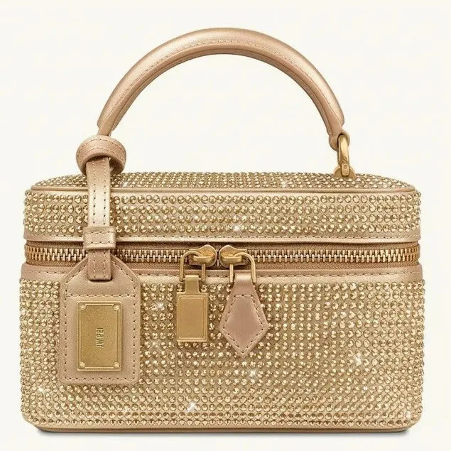 Luxury Designer Women's Crossbody Bag With Textured Leather And Letter Logo Also A Stylish Diaper Bag For Commuter