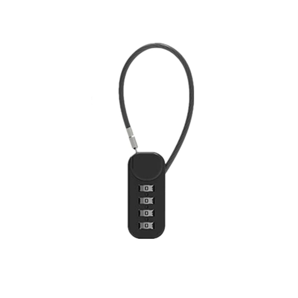 3 Digits Lock Multifunctional Smart Airplane Lock Zinc Alloy Suitcase Luggage Bag Password Key Anti-theft Lock with Long Chains