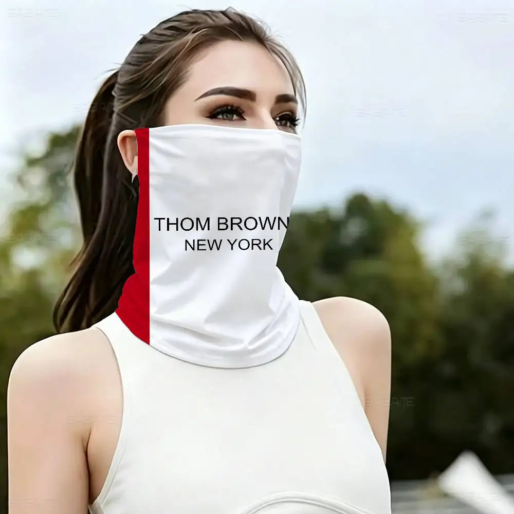 Fashion Brand T-Thom B-Brown UV protection face mask lightweight tube scarf for outdoor riding mountaineering camping