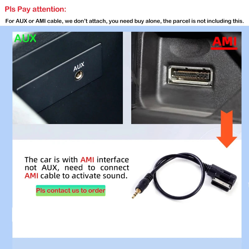 Wireless Carplay Android Auto module for audi A3 S3 RS3 8V 2014-2018 Camera interface box Mirror Link AirPlay Plug and Play