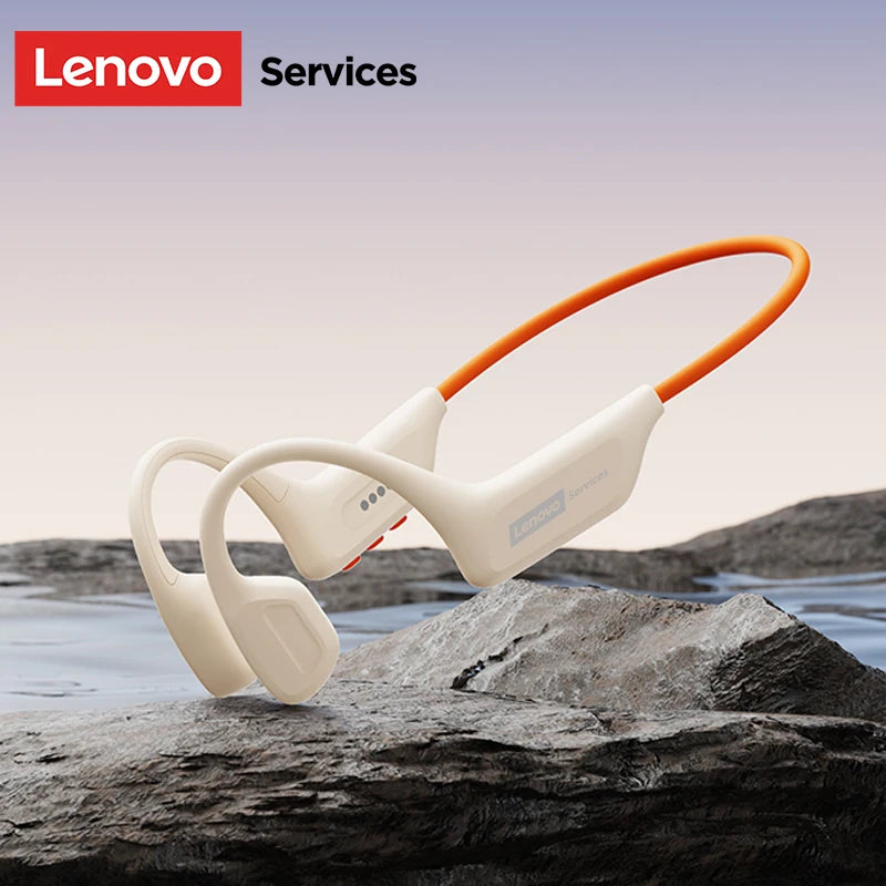 Lenovo S106 True Bone Conduction Headset Bluetooth 6.0 IPX8 Waterproof Headphones 32GB MP3 HIFI Earphones With MIC For Swimming