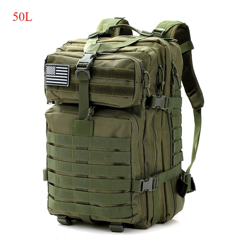 25L/50L 1000D Nylon Waterproof Trekking Fishing Hunting Bag Backpack Outdoor Rucksacks Tactical Sports Camping Hiking