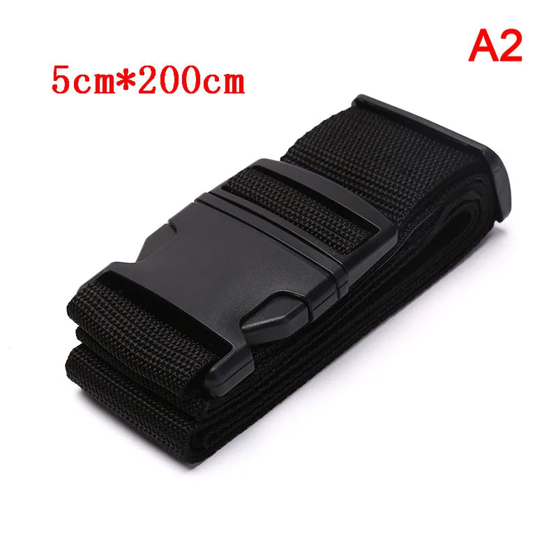 Travel Luggage Strap Adjustable Password Lock Packing Belt Baggage Secure Lock Anti-theft Luggage Strap Bundling Belt