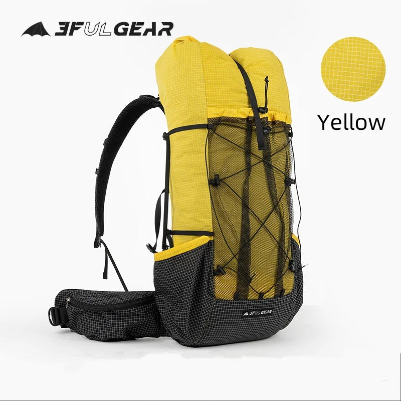 3F UL GEAR QiDian Pro Backpack Waterproof Outdoor Camping Pack Hiking Bag Climbing Qi Dian UHMWPE UltraLight Trek Men Women 46L