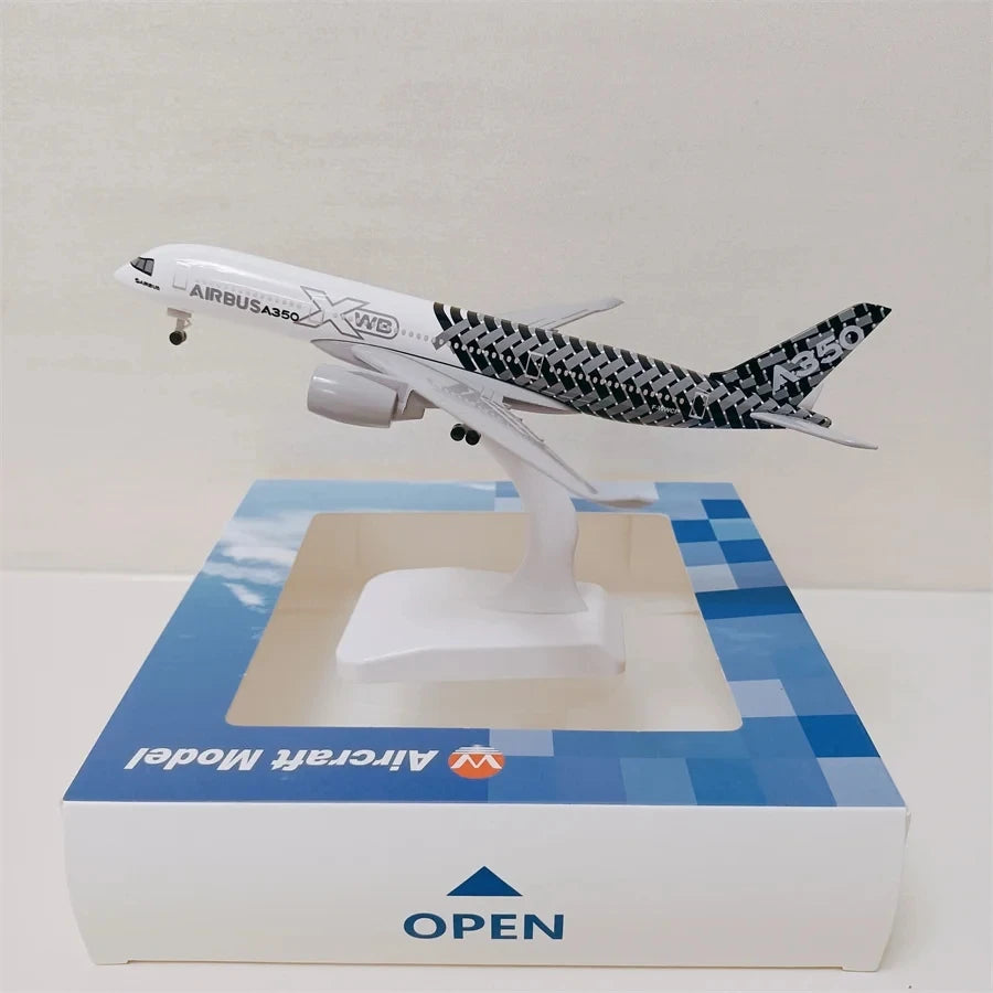 20CM Airplane Toy A350 XWB Airline Model Plane Prototype Airbus A350 Aircraft Alloy Metal Diecast Airplanes Plane for Collection