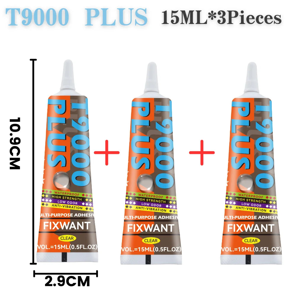 T-9000 Upgrade T9000 PLUS Clear Phone Watch Repair Contact Adhesive Waterproof Low-corrosion Leather Fabric Glue 15/50/110ML