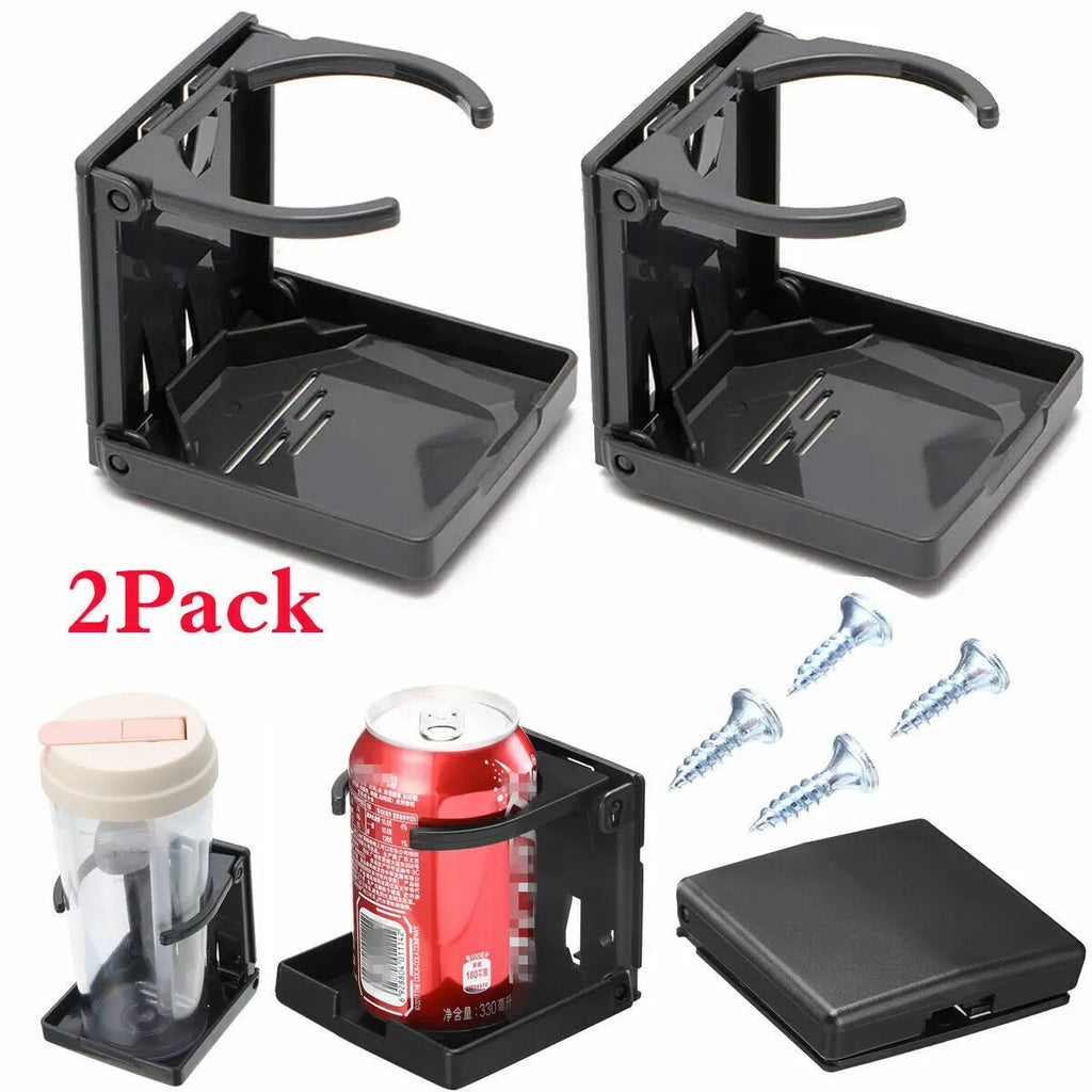 Universal folding cup holder,beverage bottle placement accessory,foldable,lightweight,easy to install,Suitable for car and truck