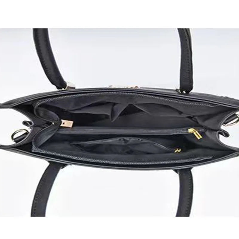 New Women's bag handbags for women femme Shoulder bag Women's Lychee pattern PU Portable bucket bag ladies messenger bag