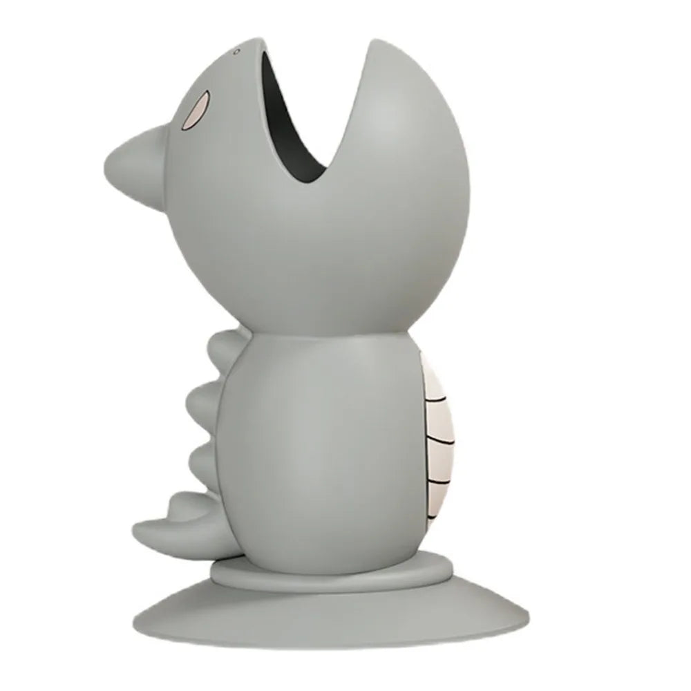 Gifts Portable Toothbrush Protective Cover Multi-function with Suction Cup Toothbrush Holder Silicone Dinosaur Toothbrush Covers