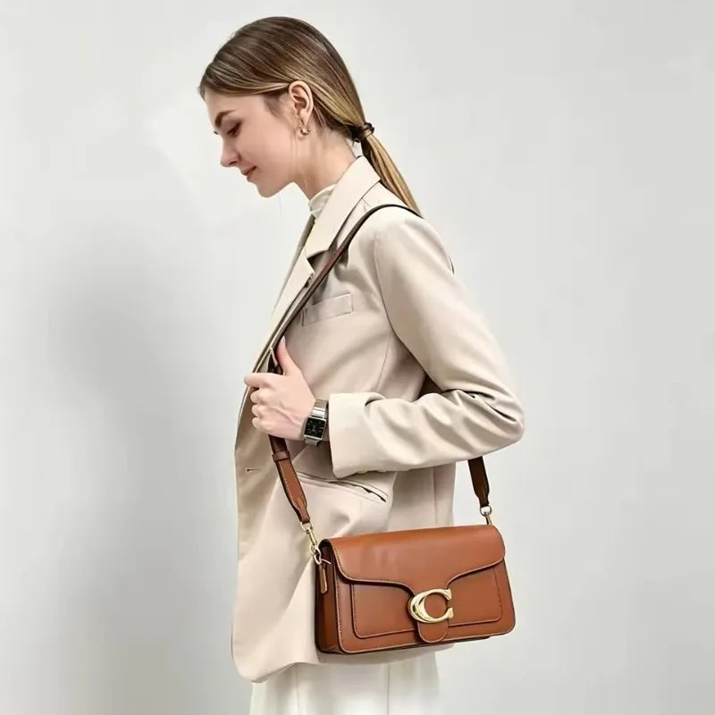 🔥Kou C Home New Tabby26 Dionysian Bag Classic Retro Diy Slung Shoulder Bag Lychee Fashion Handbag Crossbody Bags for Women Bags