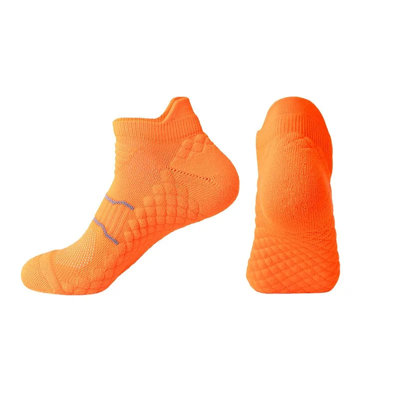 Women's sports socks, badminton socks, moisture-wicking massage socks, running socks, breathable, odor-resistant, shock-absorbin