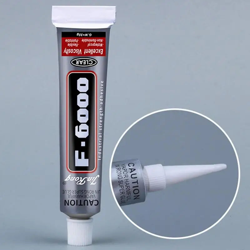 1pcs 20g Industrial Grade Instant Adhesive F6000 For Fabric Bonding Repair Leather Clothes Rhinestone Beads Nail Art Adhesive