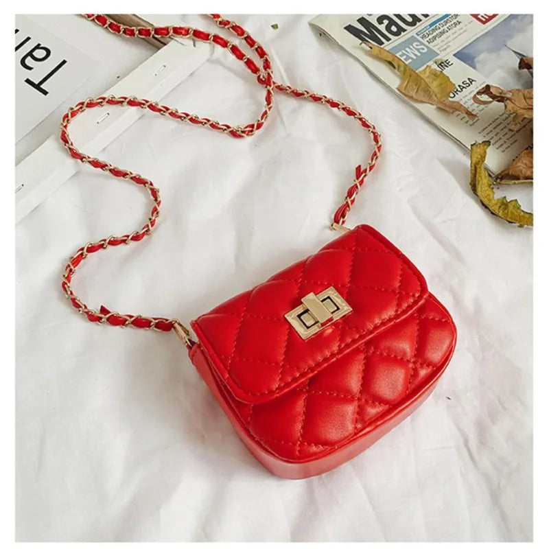 1Pc Mini Bag Crossbody Bag Fashion Girl Bag Child Bag Clothes Decorative Accessories Coin Purse Bag