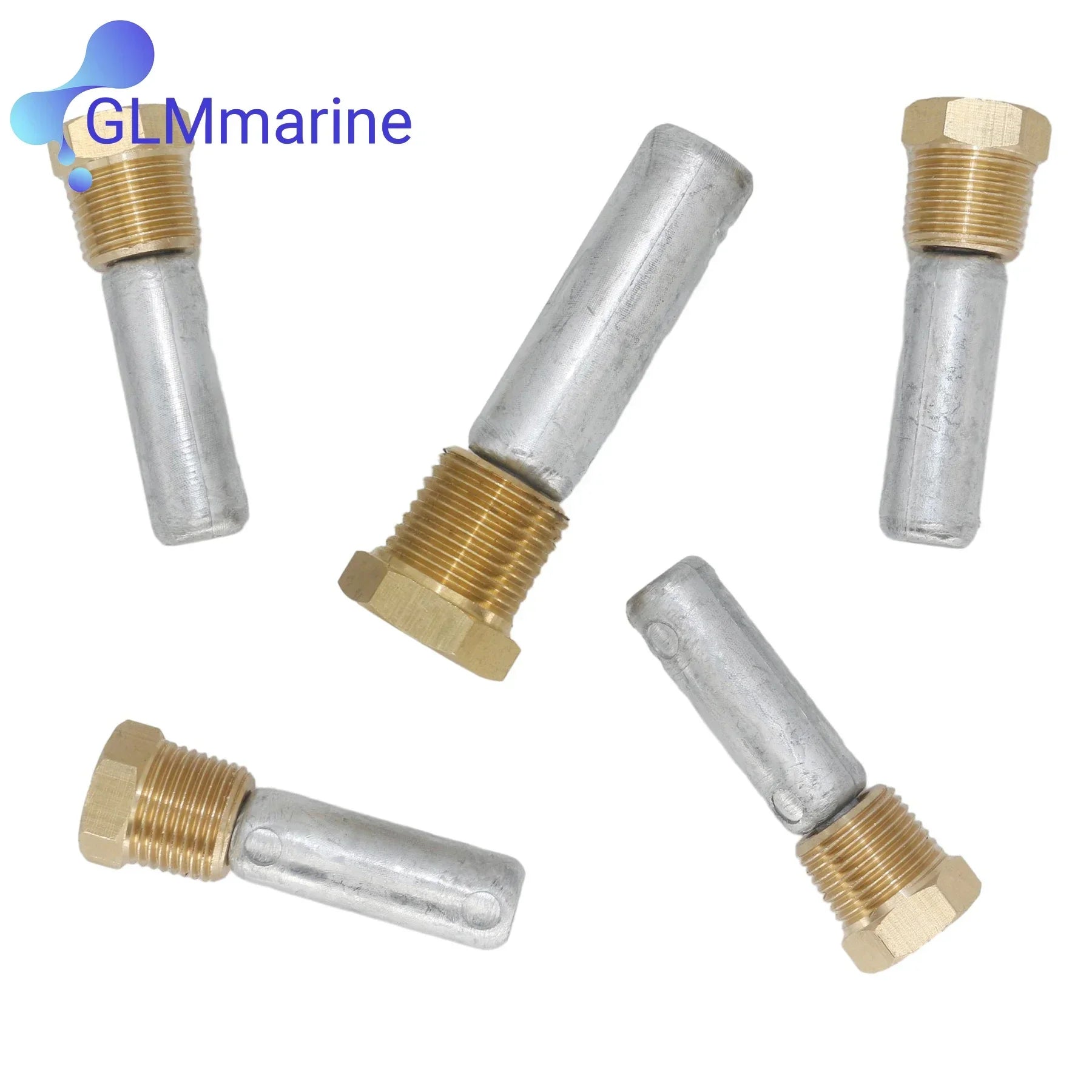 119773-92600 Ant-Corrosive Zinc Anode Kit for Yanmar 4LHA 6LP A 6LY Series Engines Oil Cooler Marine 119574-44150 119574-18790