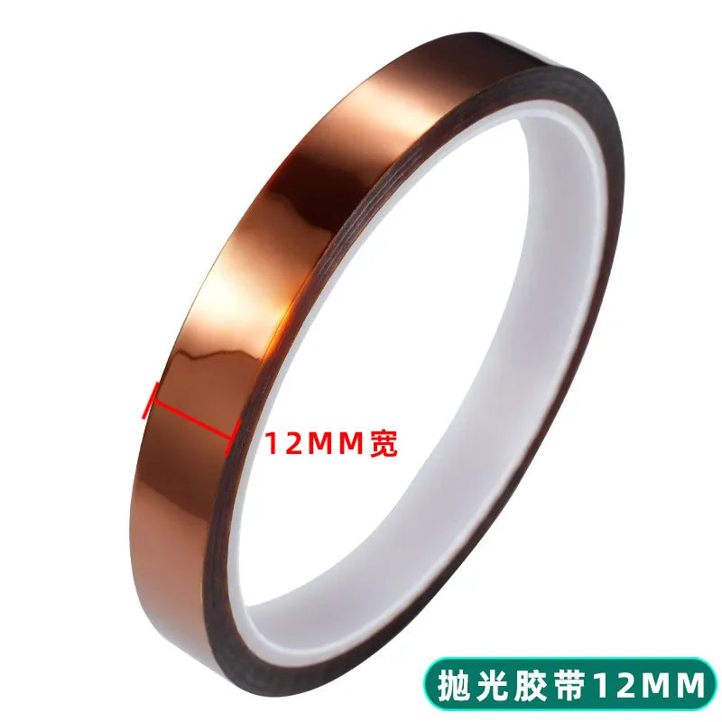 3-20mm Multi-Size Protective Film Heat Resistant Adhesive Tape for Watch Polishing High Temperature Masking Tape Watch Repair