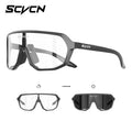 SCVCN HD Photochromic Hiking Sunglasses Stylish Outdoor Sports Glasses for Cycling Running and Rock Climbing Driving Sunglasses
