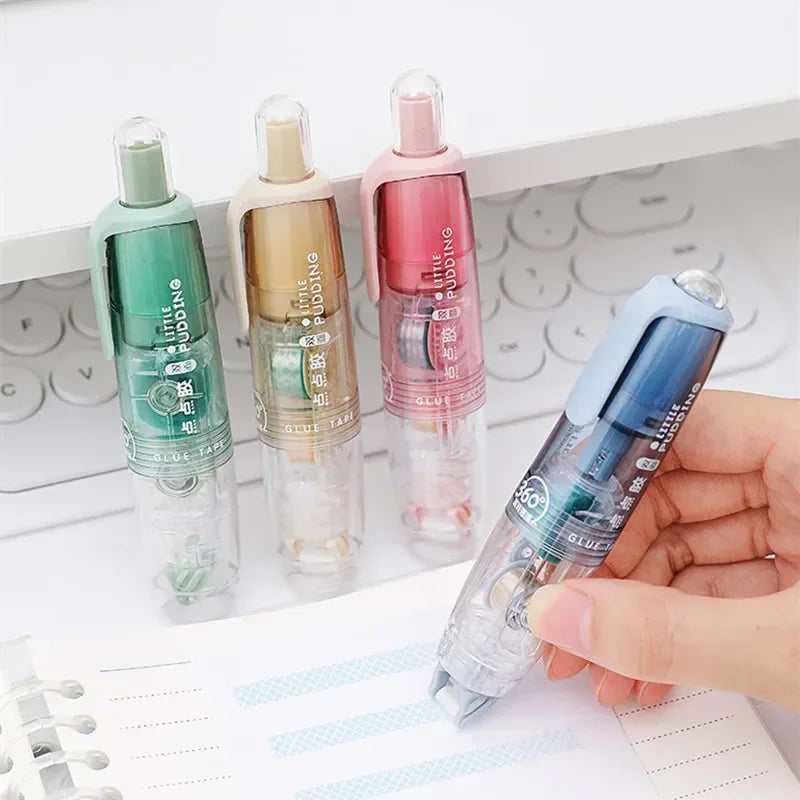 Scrapbook Glue Correction Tape Style Glue Portable Eraserable Glue Paste Non-sticky Memo Pad Studnet School Stationery Supplies