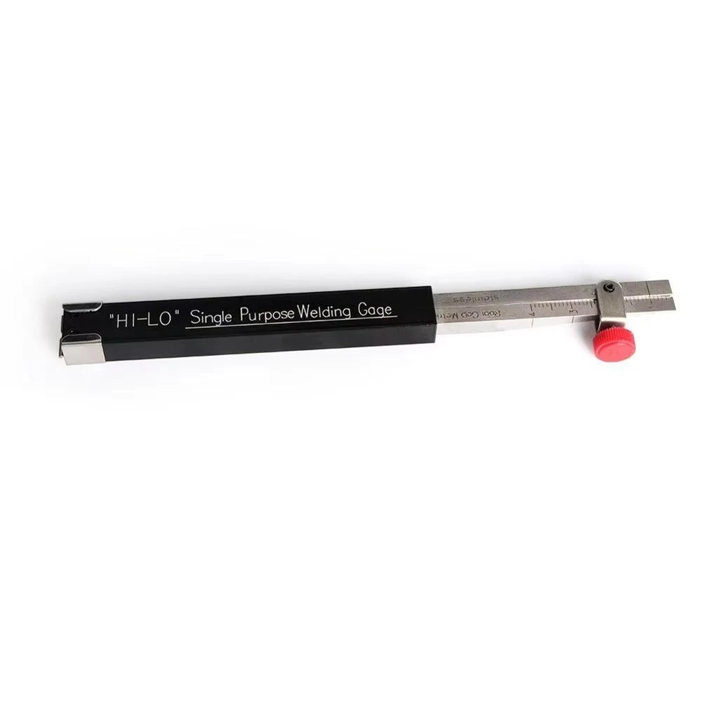 The small height gauge welding inspection ruler HI-LO is a dedicated internal welding ruler in metric/imperial size