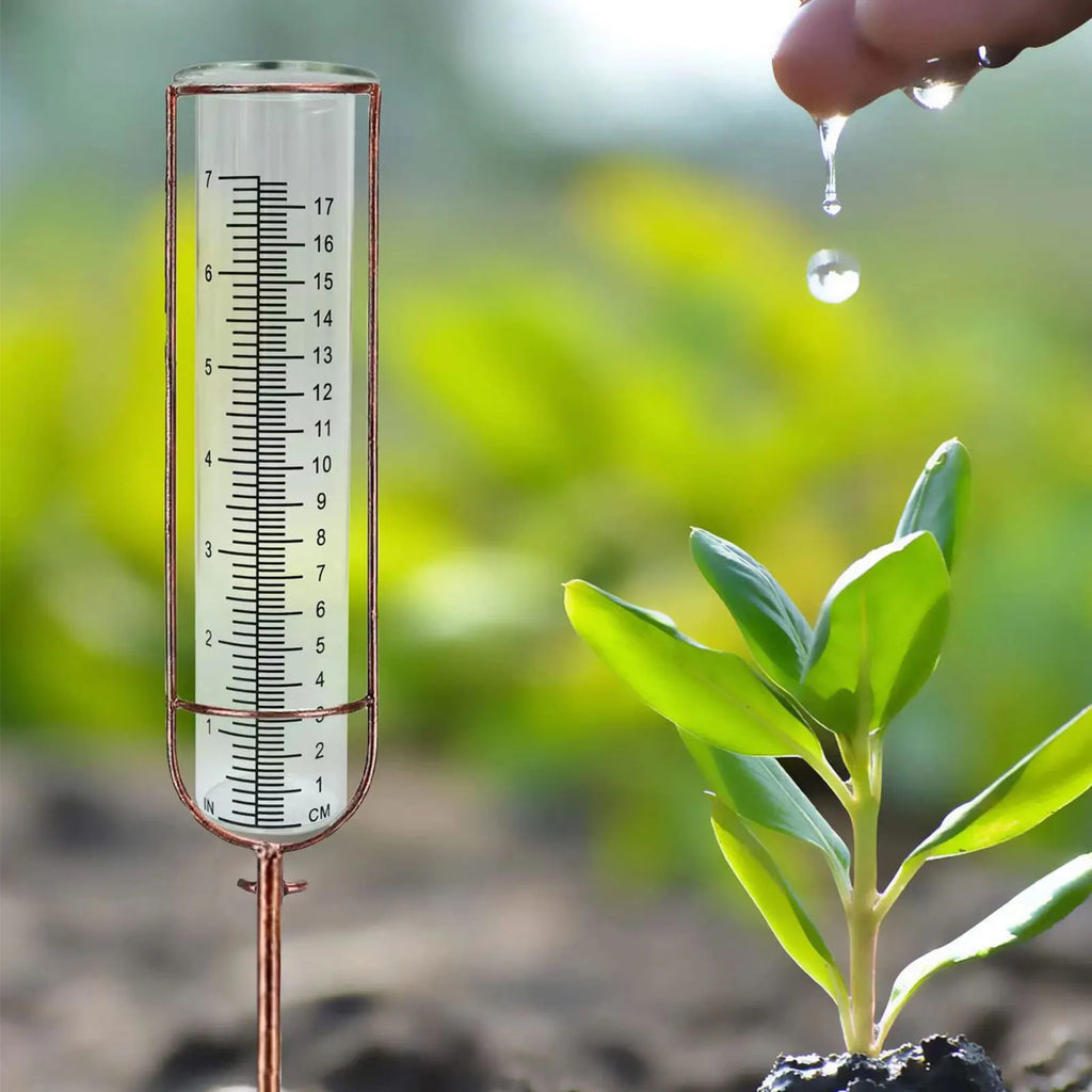 Professional Rain Gauge Precise Measurement Tool for Garden Lawn Backyard Weather Station Plastic Rainfall Meter Durable