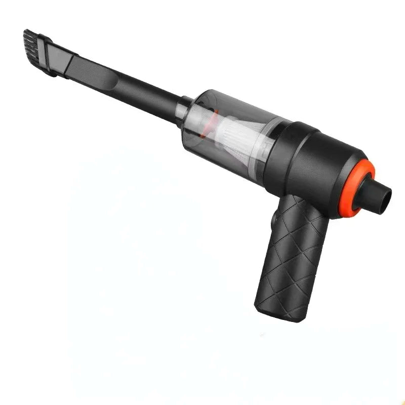 2-in-1 Suction Blower Car Vacuum Wireless Rechargeable High Power Handheld Portable Cleaner for Car Home Interior Daily Cleaning