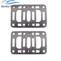 4 Pcs Exhaust Elbow Gasket 27-87105 Fits for Mercruiser V6 V8 4.3 5.0 5.7 6.2 7.4 8.2 L Sterndrive 27-863726 27-860232 27-818832