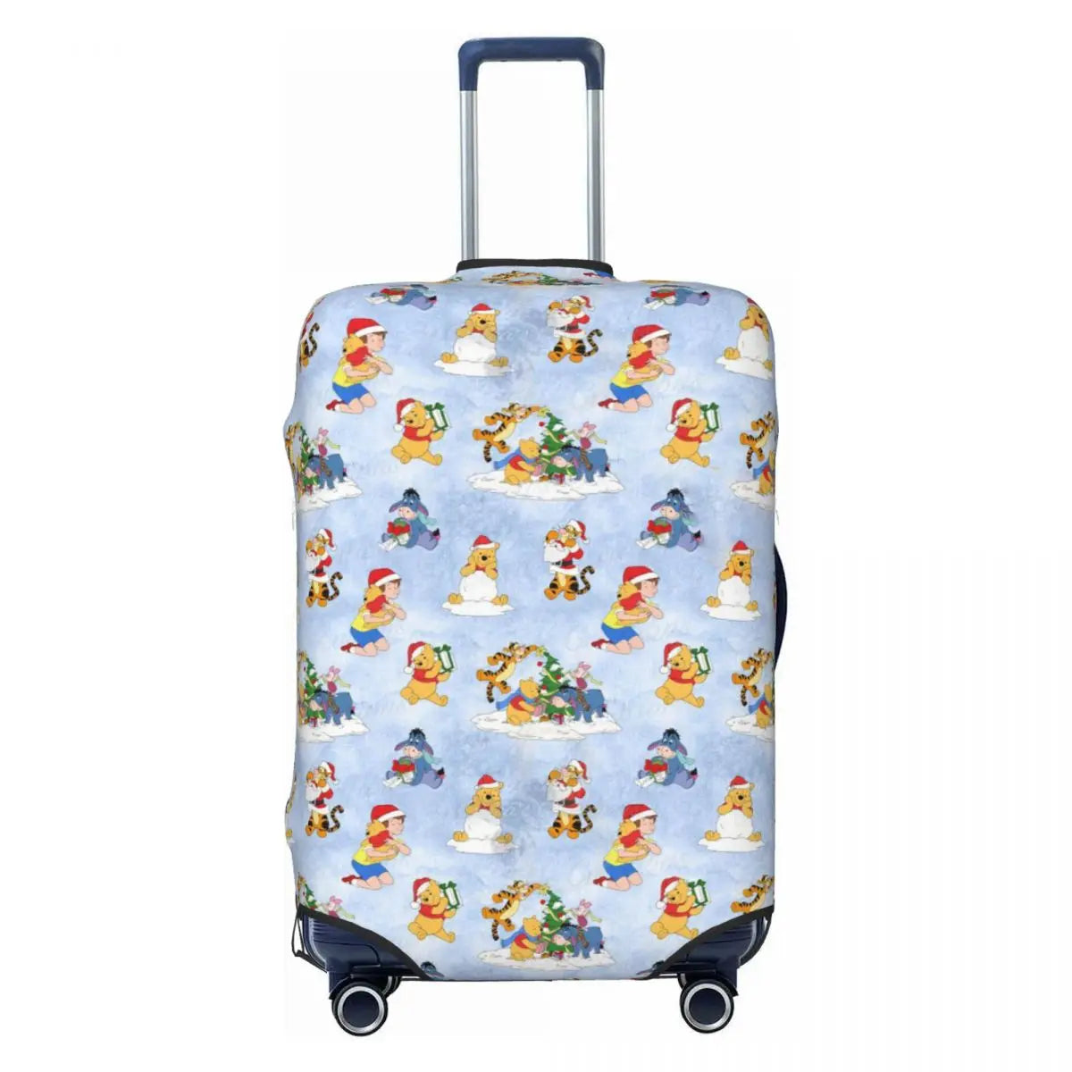 Custom My Friends Cartoon T-Tigger Pooh Luggage Cover Elastic Cartoon Travel Suitcase Protective Covers Suit For 18-32 inch