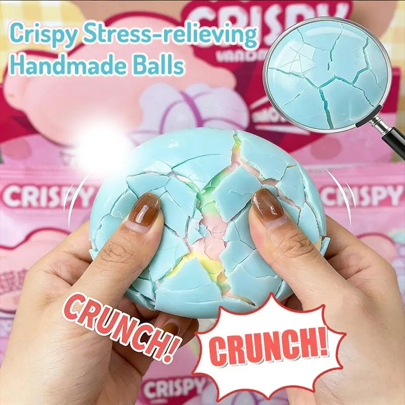 Crunchy Wax Coated Sensory Fidget Toys Crispy Crackling Sound for Family Game Night Anxiety Stress Relief