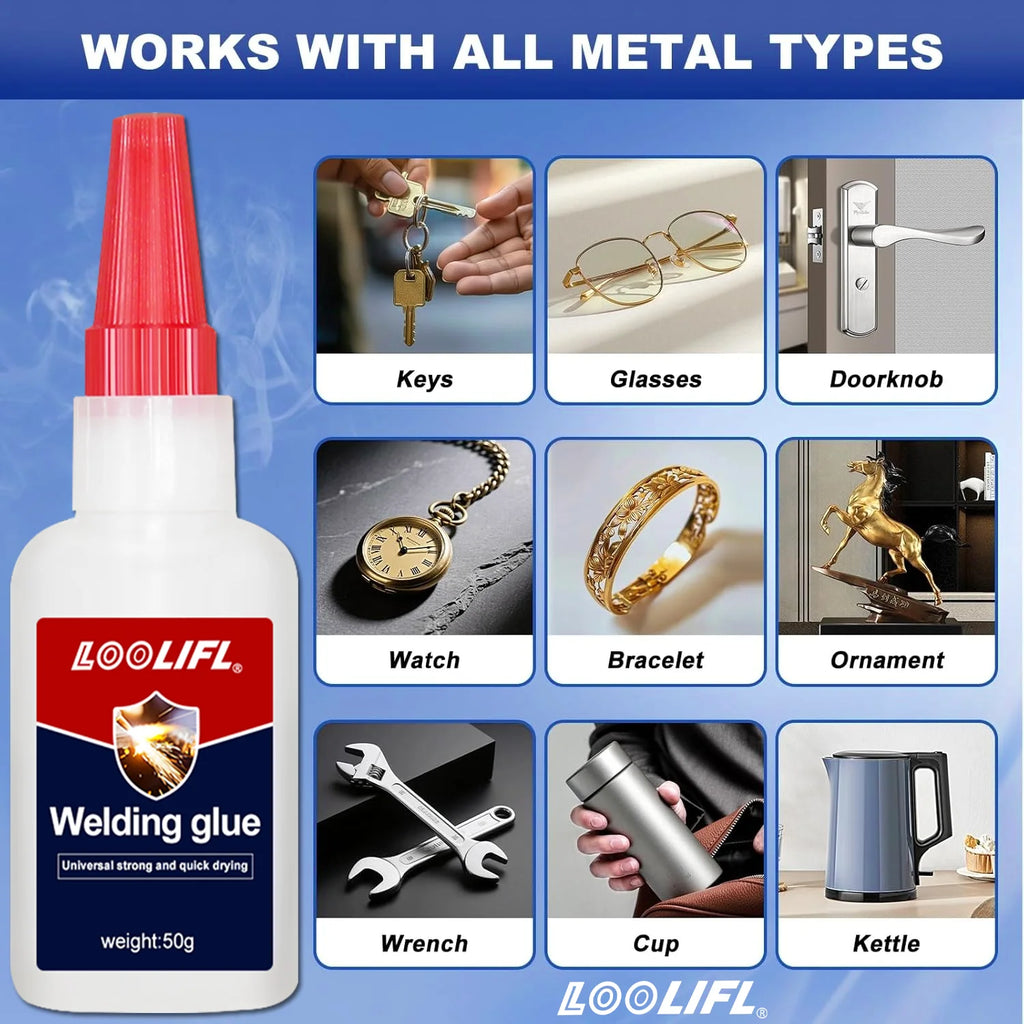 Quick Drying Oily Super Glue Universal Waterproof Welding Adhesive High Viscosity Oil Based Glue For Daily Repair Metal Plastic